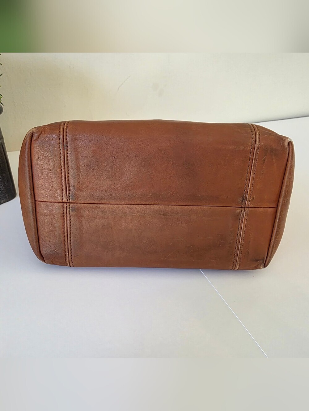 Vintage Coach Small Waverly Tote British Tan Glovetanned Leather Made In Hungary - Picture 7 of 15